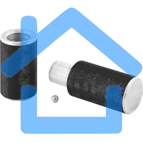 Петля СИБРТЕХ гаражная с шаром d 28*120мм,4 шт. Р 92008