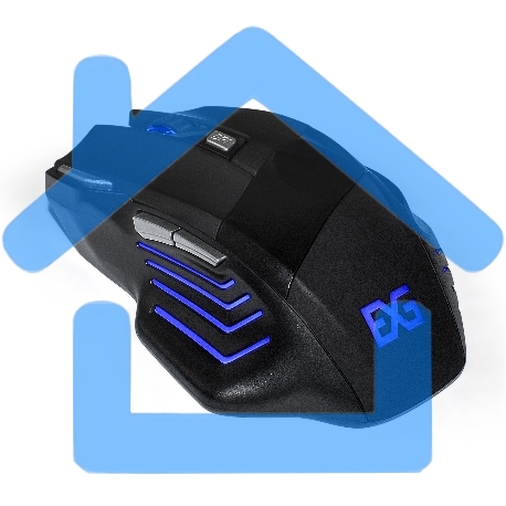 Мышь проводная ExeGate Gaming Standard Laser GML-793 черный, 3200 dpi, USB, кнопки - 7