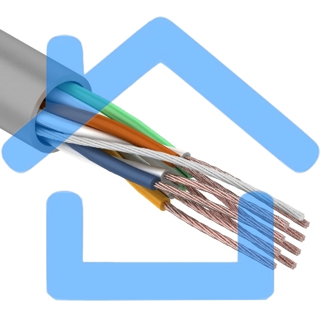 Кабель витая пара Rexant UTP 4PR 24AWG, CAT5e, STRANDED (бухта 305 м)