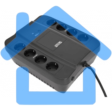 Источник бесперебойного питания Powercom Spider SPD-850N 510Вт 850ВА черный-6