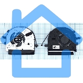 Вентилятор (кулер) для ноутбука Lenovo IdeaPad 320S-14IKB 520S-15IKB / Yoga 520-14IKB