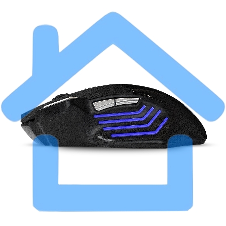 Мышь проводная ExeGate Gaming Standard Laser GML-793 черный, 3200 dpi, USB, кнопки - 7-5