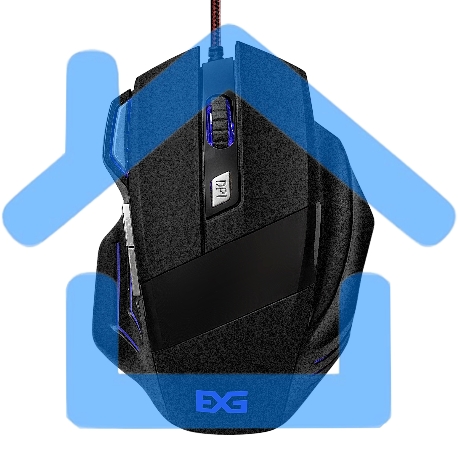 Мышь проводная ExeGate Gaming Standard Laser GML-793 черный, 3200 dpi, USB, кнопки - 7-7