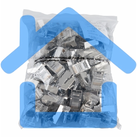 Разъем RJ-45 Rexant (8P8C) под витую пару, FTP, категория 5e-3