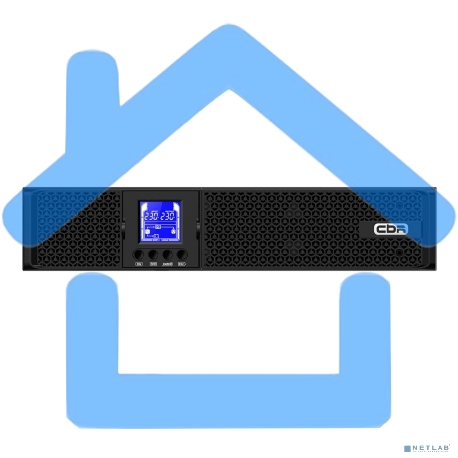 ИБП CBR ESN-1KRT-8I-LCHERSC Online 1000VA/1000W RT 8 x C13, LCD, HID-USB, RS232, EPO, SNMP slot-3