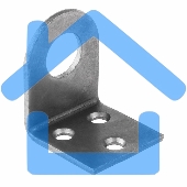 Накладка для замка 30х70 гнутая ЧЕТЫРЕ СЕЗОНА