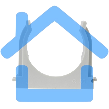 Крепеж-клипса для монтажного пистолета Ø 50 мм, серая (25 шт/уп) Rexant-3