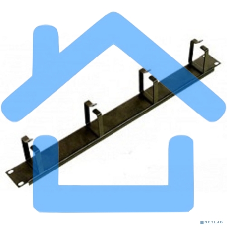 Горизонт. кабельный органайзер с окнами 19