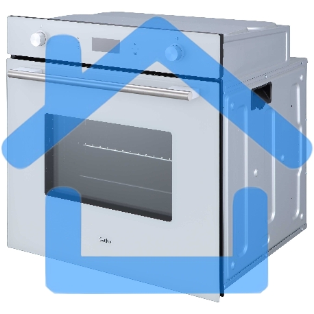 Духовой шкаф встраиваемый полноразмерный Evelux EO 650 PW, 60 см, 9 режимов, 70л, белое стекло-6