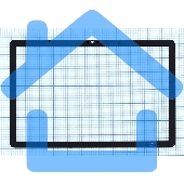 Стекло для Huawei MatePad T10s черный