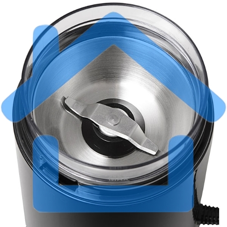 Кофемолка Kitfort КТ-1314 Напряжение: 220 - 230 В, 50/60 Гц.Мощность: 150 Вт.Вместимость: 60 г зерен.-3