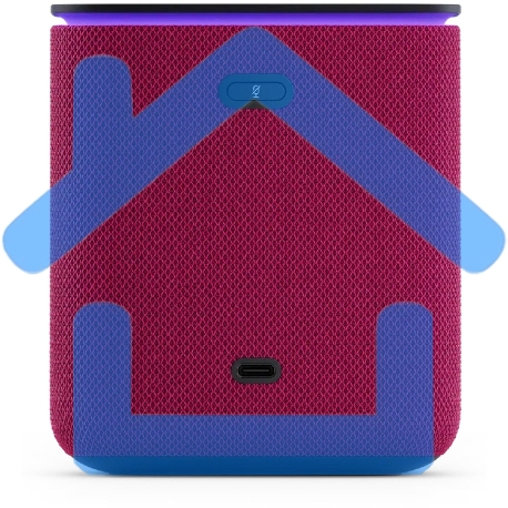 Умная колонка Яндекс Станция Миди, ZigBee, 24Вт, с голосовым ассистентом Алиса на YaGPT, малиновый-13