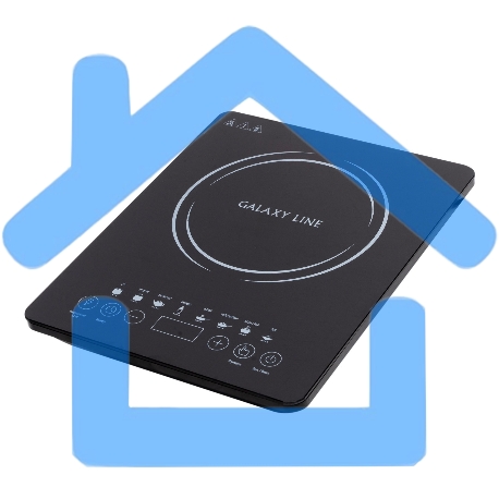 Электроплитка Galaxy Line GL3065, черная(6шт) Индукционная плитка 2000 Вт, 8 программ приготовления: суп, тушение, кипячение, молко, жарка, мультиповар, каша/пар, вок. Регулировка температуры в диапазоне 80-270 °С, диапазон параметров мощности от 200-2000-7