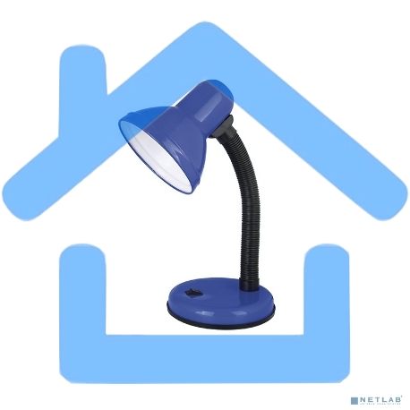 Светильник UF-301P С06 настол. 230В 60Вт син. Ultraflash 12369-1