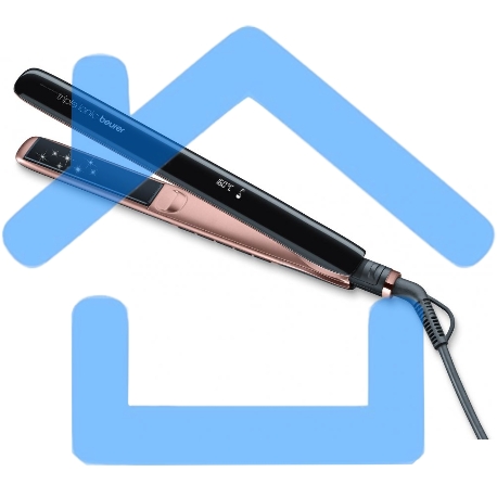 Выпрямитель Beurer HS80 45Вт черный (макс.темп.:220С)