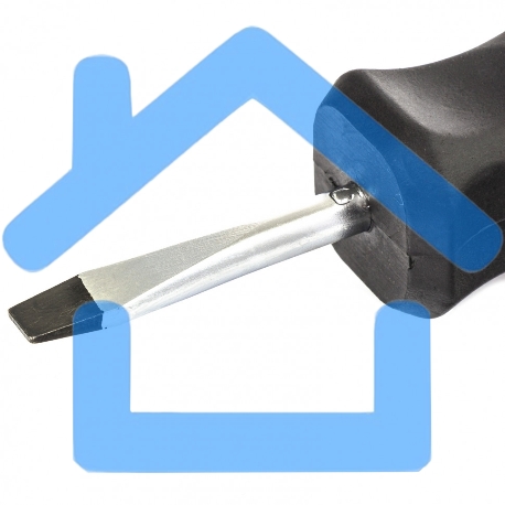 Отвертка Matrix Anti-Slip, SL5,0 х 38 мм, CrV, двухкомп. рукоятка-1