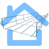 Лоток проволочный 100х60 L3000 сталь 4мм PL60х100х4.0 оцинк. КМ LO0661