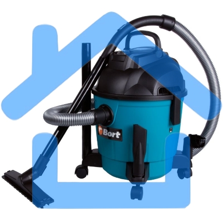 Пылесос строительный Bort BSS-1218 91272256 1200 Вт, вместимость 18 л, 26,5 л/сек, 6,3 кг, набор аксессуаров 7 шт-8