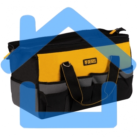 Сумка для инструмента Denzel 500х245х300 мм, 20 карман., съемный органайз. 10 карман., наплеч. рем.-6