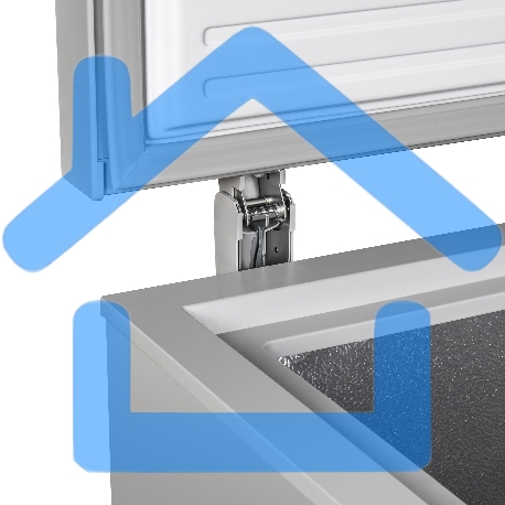 Морозильный ларь Maunfeld MFL200GR, серый, 200л-12