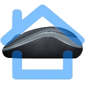 Мышь беспроводная Logitech M185 серый/черный, 1000 dpi, радиоканал, USB, кнопки - 3