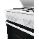 Плита комбинированная Gorenje GK5A12WG белый, конфорок 2 газовых и 2 электрических, духовка 68 л, 50 см x 85 см x 59.4 см