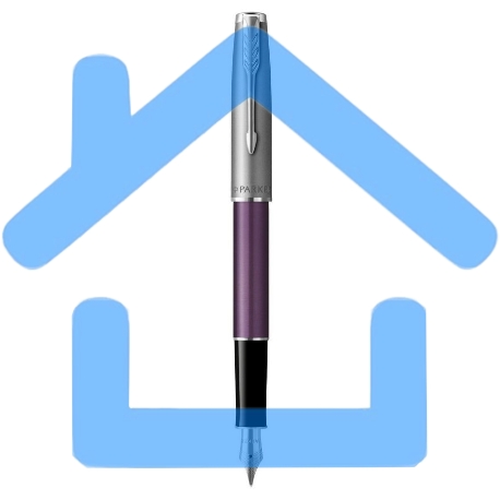 Ручка перьевая Parker Sonnet Essentials SB F545 (CW2169366) LaqViolet CT F сталь нержавеющая, подарочная коробка-1