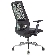 Кресло руководителя Бюрократ MC-915 черный TW-01 38-418 сетка/ткань, крестовина алюминий