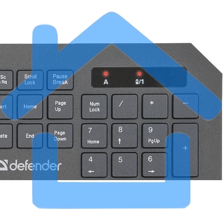 Комплект клавиатура + мышь Defender Berkeley C-925 Nano B черный-18