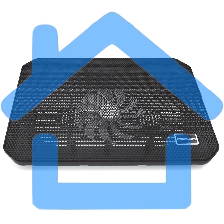 Аксессуар к ноутбуку CROWN Подставка для ноутбука CMLC-M10 черный (Для ноутбуков диагональю до 17”, подсветка, 1*кулер D140*15мм)-22