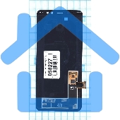 Дисплей для Samsung Galaxy A8 Plus A730F (2018) в сборе с тачскрином (OLED) черный