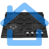 Газовая варочная поверхность Hyundai HHG 6436 BG черный