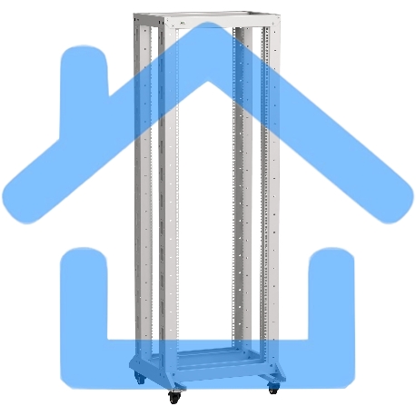 Стойка двухрамная ITK Linea LF35-42U66-2RM 42U 600ммX600мм 700кг серый