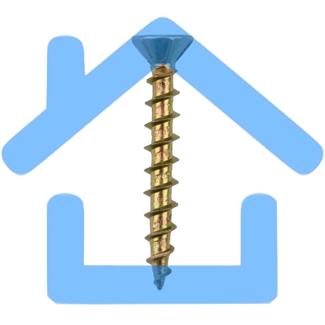 Саморез оконный KRANZ острый, 4.1х30, желтый цинк, короб (500 шт./уп.)-4