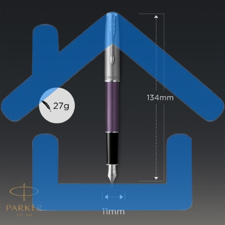 Ручка перьевая Parker Sonnet Essentials SB F545 (CW2169366) LaqViolet CT F сталь нержавеющая, подарочная коробка-5