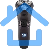 Электробритва роторная Polaris WaterFlex PMR 0415R реж.эл.:3 питан.:элек.сеть/аккум. черный