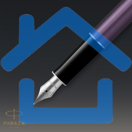 Ручка перьевая Parker Sonnet Essentials SB F545 (CW2169366) LaqViolet CT F сталь нержавеющая, подарочная коробка-6