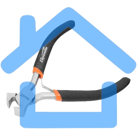 Кусачки торцевые Mini, 105 мм, никелированные, авторазжим Sparta-3