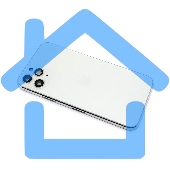 Задняя крышка (корпус) в сборе с рамкой для Apple iPhone 11 Pro белый