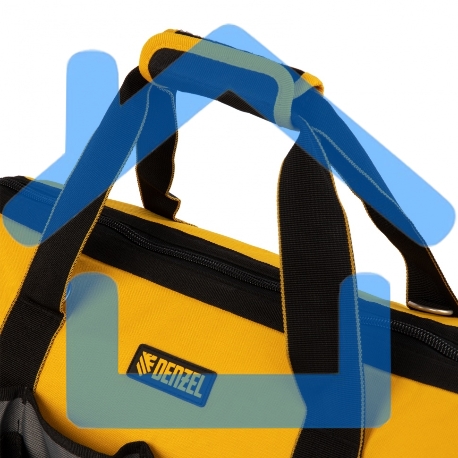 Сумка для инструмента Denzel 500х245х300 мм, 20 карман., съемный органайз. 10 карман., наплеч. рем.-9