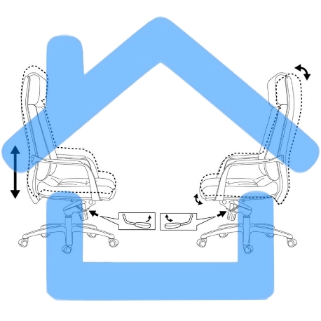 Кресло руководителя Бюрократ _DAO/WHITE белый, кожа, крестовина алюминий-9