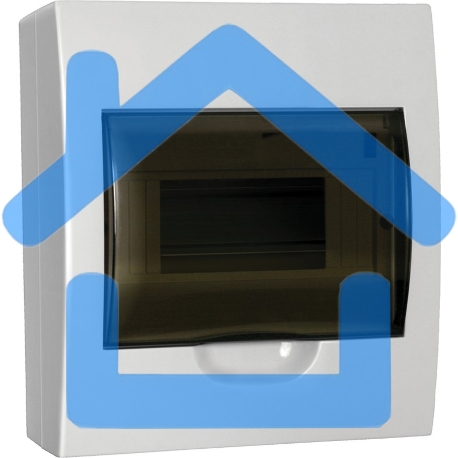 Бокс ЩРН-П-8 мод. навесной пластик IP41 GENERICA IEK MKP12-N-08-41-G-1