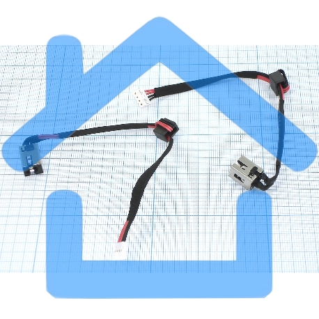 Разъем для ноутбука PJ524 Toshiba Satellite P870 P875 с кабелем