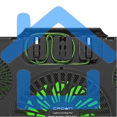 Подставка для ноутбука CROWN CMLS-k332 GREEN-3
