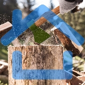 Топор кованный, в сборе, 1400/1750 г, деревянное топорище, 500 мм, Б4 Сибртех