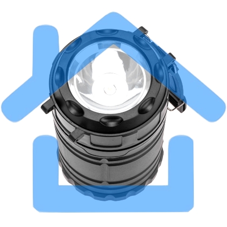 Фонарь кемпинговый раздвижной с ручкой Rexant-3