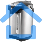 Термопот HOMESTAR HS-5003 (004151) Мощность: 750 Вт Объем: 4 л Мощность в режиме поддержания температуры: 35 Вт 2 способа подачи воды: автоматическая (нажатием кнопки, нажатием чашкой) Функция поддержания температуры Функция повторного кипячения Быстрое к