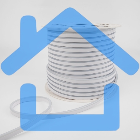 Гибкий неон SMD 8х16мм, двухсторонний, 24В, теплый белый, 120 LED/м, 50м NEON-NIGHT