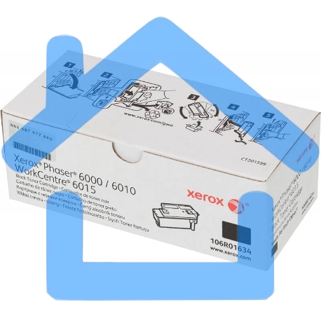 Картридж лазерный Xerox 106R01634 черный для Xerox Ph 6000/6010N/WC 6015 (2000 стр.)(Channels)
