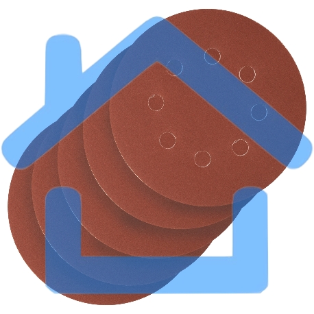 Круг абразивный на ворсовой подложке под 